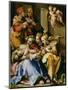 Holy Family with Saints Anne, Catherine of Alexandria, and Mary Magdalene, c.1560-9-Nosadella-Mounted Giclee Print