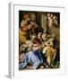 Holy Family with Saints Anne, Catherine of Alexandria, and Mary Magdalene-Nosadella-Framed Art Print