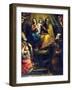 Holy Family with Saints Eligius Bishop and Anthony Abbot-Domenico Fiasella-Framed Giclee Print