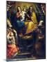 Holy Family with Saints Eligius Bishop and Anthony Abbot-Domenico Fiasella-Mounted Giclee Print