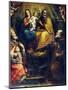 Holy Family with Saints Eligius Bishop and Anthony Abbot-Domenico Fiasella-Mounted Giclee Print