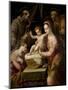 Holy Family with Saints Margaret and Francis, 1578-Lavinia Fontana-Mounted Premium Giclee Print