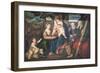 Holy Family with Saints-Bonifacio Veronese-Framed Premium Giclee Print