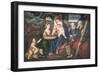 Holy Family with Saints-Bonifacio Veronese-Framed Premium Giclee Print