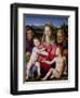 Holy Family with St. Anne and the Infant St. John the Baptist, circa 1550-Agnolo Bronzino-Framed Giclee Print