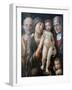 Holy Family with St Elizabeth and St John the Baptist as a Child, C1495-1500-Andrea Mantegna-Framed Giclee Print