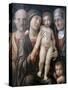 Holy Family with St Elizabeth and St John the Baptist as a Child, C1495-1500-Andrea Mantegna-Stretched Canvas