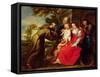 Holy Family with St. Francis, C.1625-Peter Paul Rubens-Framed Stretched Canvas