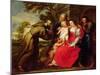 Holy Family with St. Francis, C.1625-Peter Paul Rubens-Mounted Giclee Print