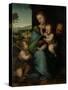 Holy Family with the Infant John the Baptist-Fra Bartolommeo-Stretched Canvas