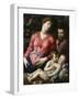 Holy Family with the Young Saint John-Agnolo Bronzino-Framed Giclee Print