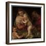 Holy Family with Young Saint John-Paolo Veronese-Framed Art Print