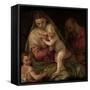 Holy Family with Young Saint John-Paolo Veronese-Framed Stretched Canvas