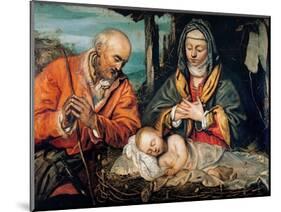 Holy Family-Tintoretto-Mounted Art Print