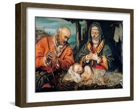 Holy Family-Tintoretto-Framed Art Print