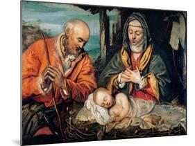 Holy Family-Tintoretto-Mounted Art Print