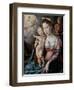 Holy Family-Jan Cornelisz Vermeyen-Framed Art Print