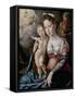 Holy Family-Jan Cornelisz Vermeyen-Framed Stretched Canvas
