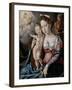 Holy Family-Jan Cornelisz Vermeyen-Framed Art Print