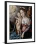 Holy Family-Jan Cornelisz Vermeyen-Framed Art Print