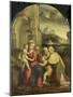 Holy Family-Benvenuto Tisi Da Garofalo-Mounted Art Print