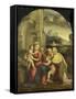 Holy Family-Benvenuto Tisi Da Garofalo-Framed Stretched Canvas