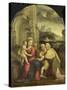 Holy Family-Benvenuto Tisi Da Garofalo-Stretched Canvas