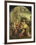 Holy Family-Benvenuto Tisi Da Garofalo-Framed Art Print