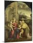 Holy Family-Benvenuto Tisi Da Garofalo-Mounted Art Print