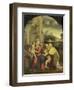 Holy Family-Benvenuto Tisi Da Garofalo-Framed Art Print