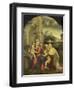 Holy Family-Benvenuto Tisi Da Garofalo-Framed Art Print