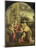 Holy Family-Benvenuto Tisi Da Garofalo-Mounted Art Print