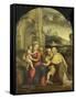 Holy Family-Benvenuto Tisi Da Garofalo-Framed Stretched Canvas