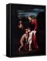 Holy Family-Raphael Raphael-Framed Stretched Canvas
