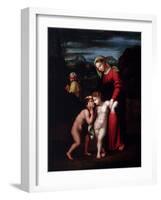 Holy Family-Raphael Raphael-Framed Giclee Print