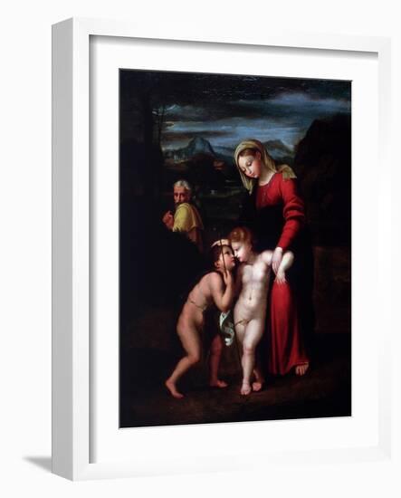 Holy Family-Raphael Raphael-Framed Giclee Print