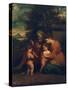 Holy Family-Sir Joshua Reynolds-Stretched Canvas