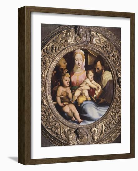 Holy Family-Domenico Beccafumi-Framed Giclee Print