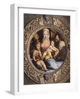 Holy Family-Domenico Beccafumi-Framed Giclee Print