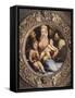 Holy Family-Domenico Beccafumi-Framed Stretched Canvas