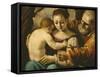 Holy Family-Guercino-Framed Stretched Canvas