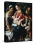 Holy Family-Prospero Fontana-Stretched Canvas