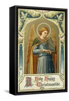 Holy Happy Christmastide-null-Framed Stretched Canvas