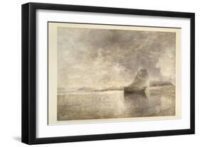 Holy Island Castle, Northumbria, C.1882-3-Alfred William Hunt-Framed Giclee Print