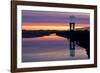 Holy Island Causeway at sunrise, Lindisfarne, Northumberland, England, United Kingdom, Europe-Karen Deakin-Framed Photographic Print