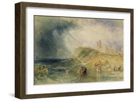 Holy Island, Northumberland, 1820-J M W Turner-Framed Giclee Print