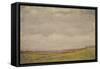 Holy Island-Daniel Oliver-Framed Stretched Canvas