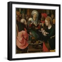 Holy Kinship, Master of the Lille Adoration-null-Framed Art Print