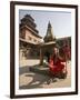 Holy Man in His Shiva Outfit in Mul Chowk, Durbar Square, Kathmandu-Don Smith-Framed Photographic Print