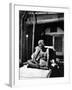 Holy Man Sri Ramana Maharshi Sitting in Bed-Eliot Elisofon-Framed Photographic Print